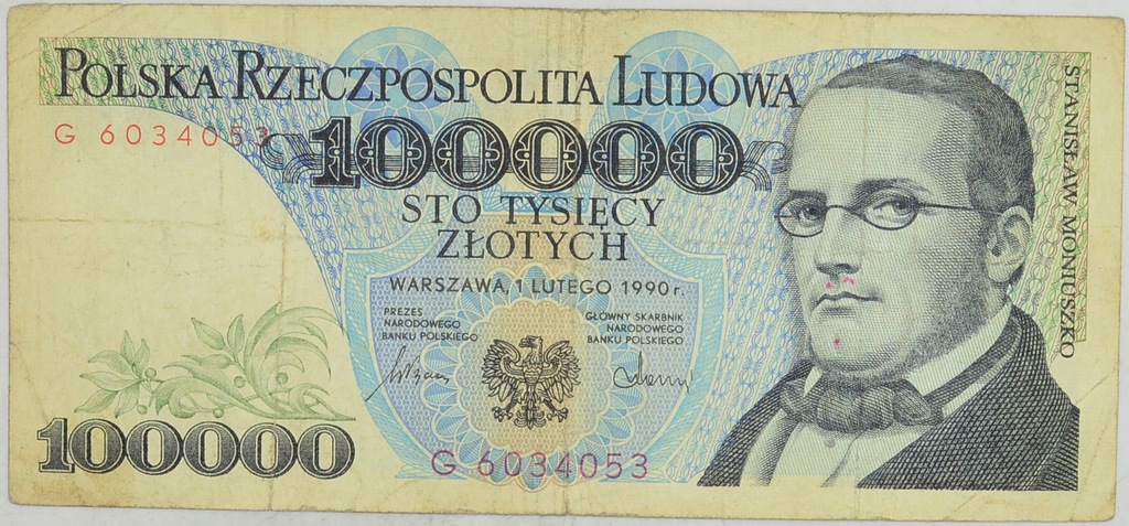 15.III RP, 100 000 Zł 1990 G, M.178.a, St.3