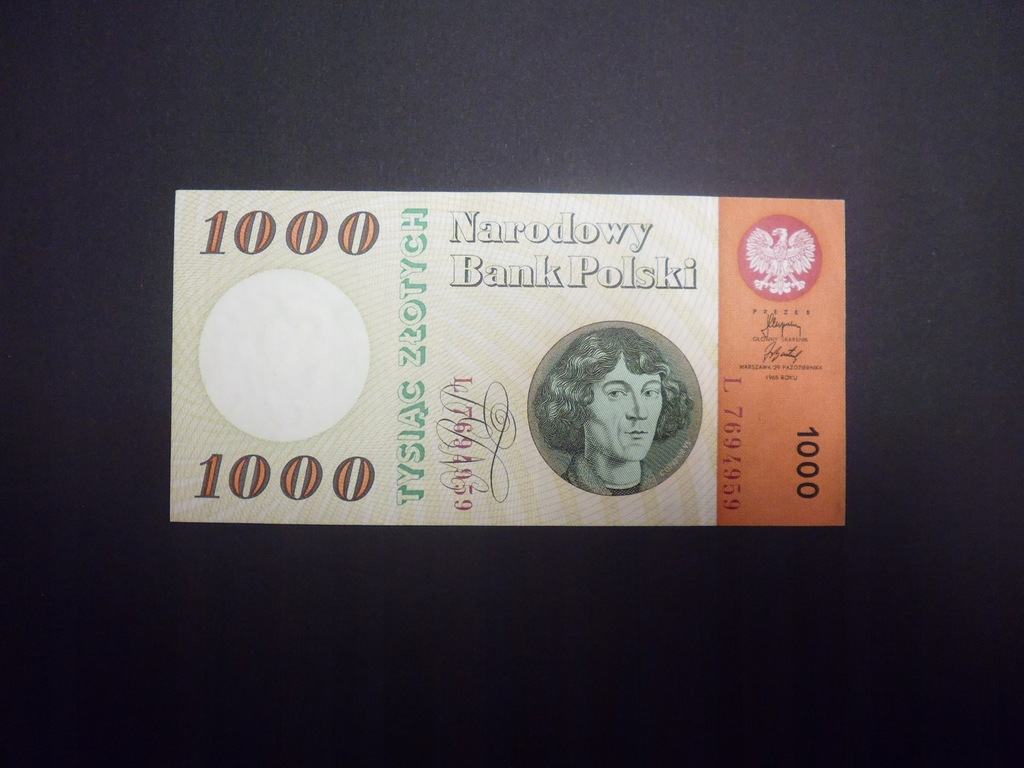 M167. 1000 Złotych 1965 Seria L .