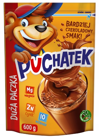 Puchatek Kakao Napój kakaowy z witaminami 600 g