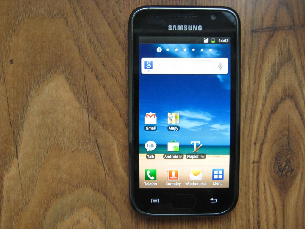 SAMSUNG GALAXY S GT-I9000 BEZ SIM BDB STAN REAL