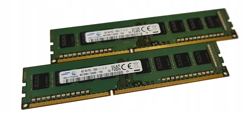 8GB Samsung PC3-12800-1600Mhz - 2x4GB PARA