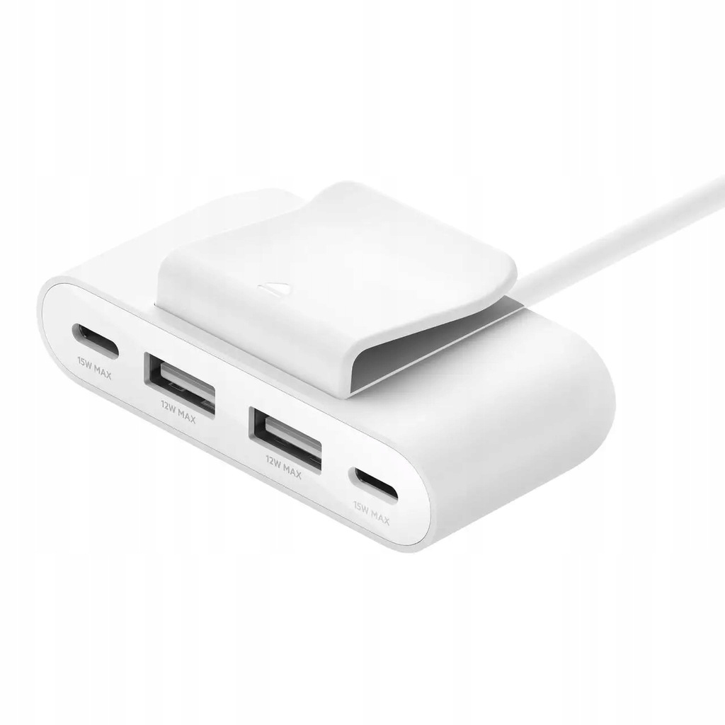 Przedłużacz zasilania USB Belkin, 2xC 2xA až 30W, bilý