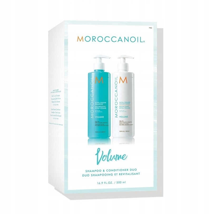 Moroccanoil Duo Pack Objętość zestaw szampon 500ml