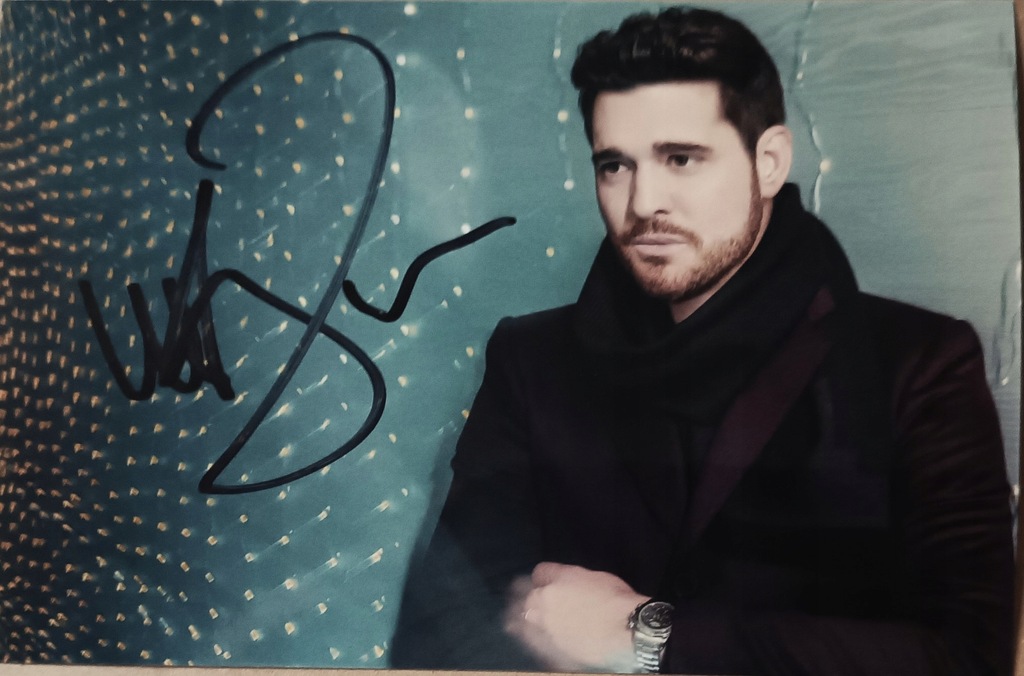 MICHAEL BUBLE - zdjęcie autografem