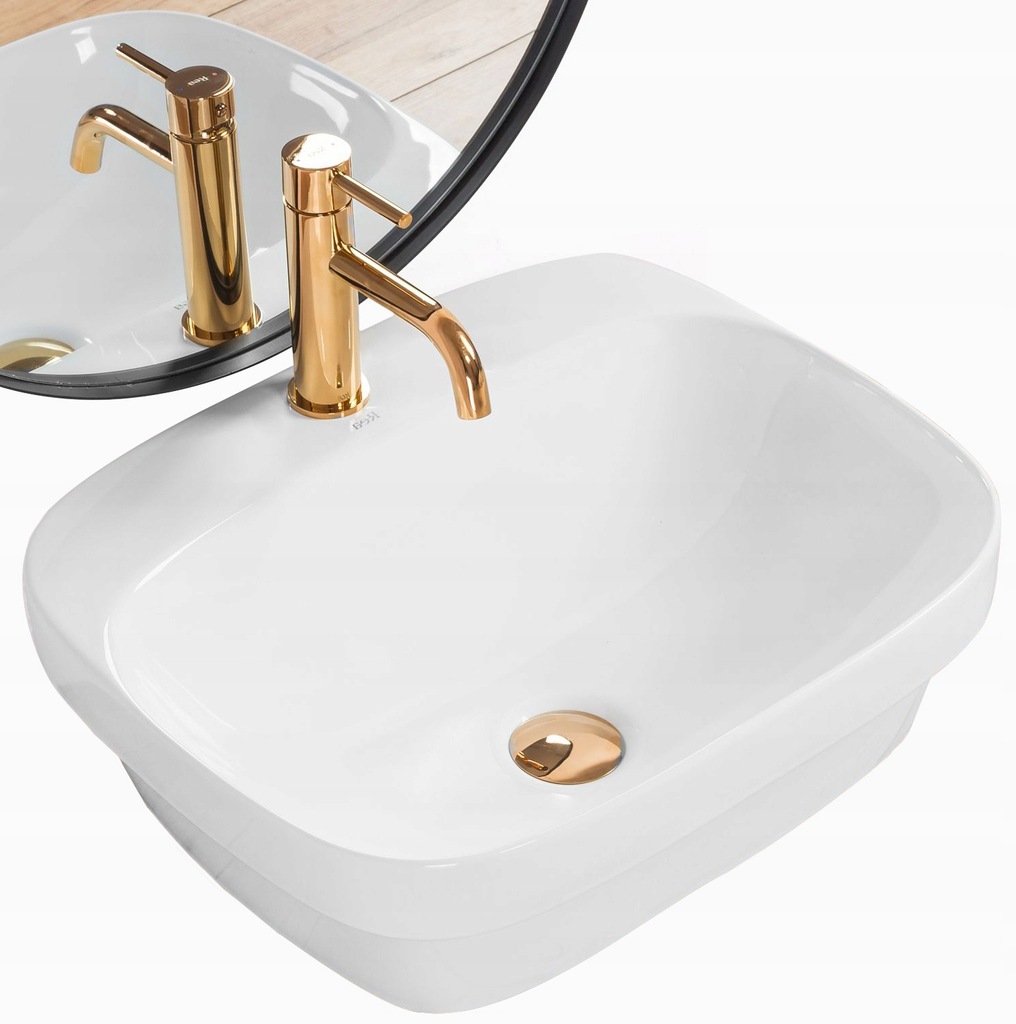 Купить Керамическая прямоугольная раковина Marika Rea на столешнице ...