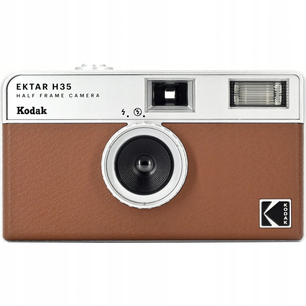 Aparat analogowy - Kodak Ektar H35 - brązowy