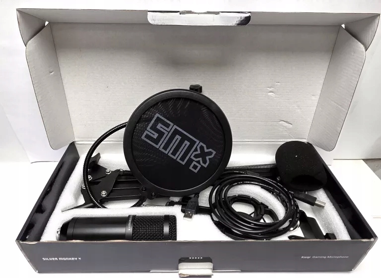 SILVER MONKEY X MIKROFON STREAMINGOWY KAIGI