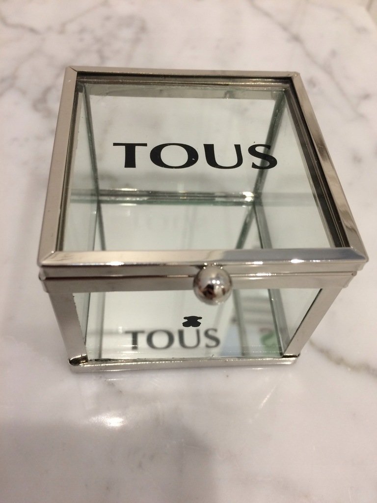 szklana szkatułka na biżuterię TOUS