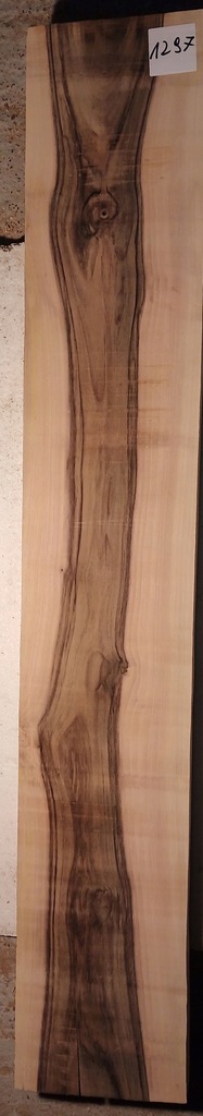 Dr1297 drewno orzech 143cmx23,5cmx5,8cm kolba osada