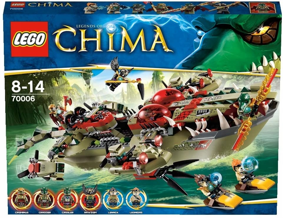 LEGO Chima 70006 - Krokodyla łódź Craggera