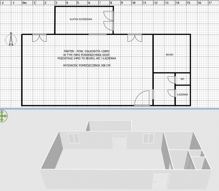 Komercyjne, Jelenia Góra, 289 m²