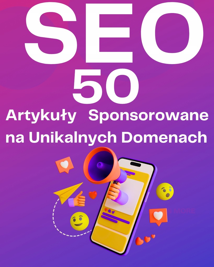 Pozycjonowanie - 50 linków SEO AI - Artykuł sponsorowany na stronach