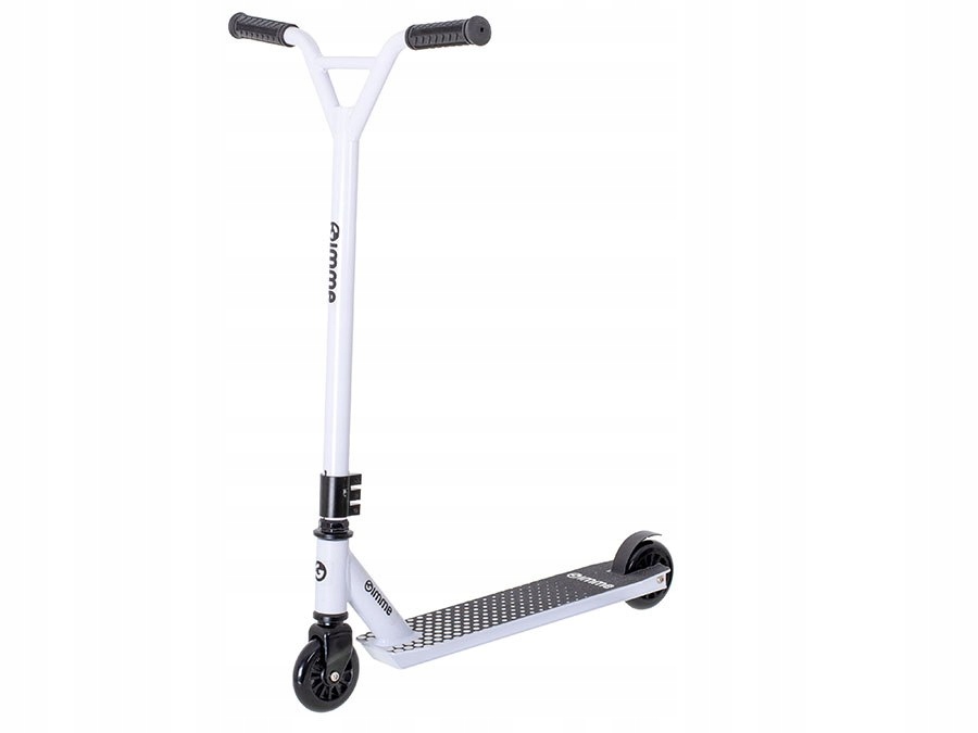 HULAJNOGA WYCZYNOWA STIV KOŁA 100MM WZMOCNIONA KONSTRUKCJA BIAŁA GIMME
