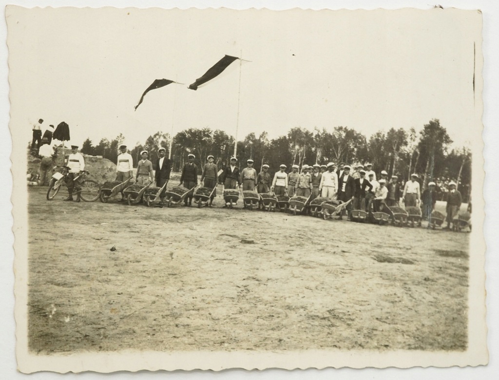 Kielce Towarzystwo Cyklistów Kraków Kopiec Piłsudski Sowiniec Taczki 1934 r