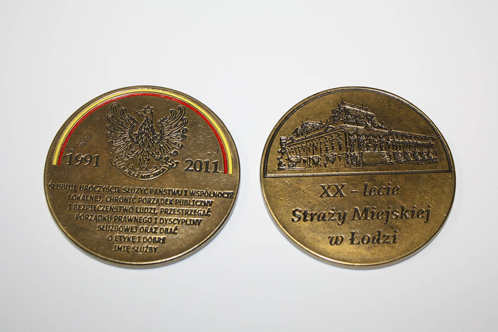 Straż Miejska w Łodzi - Medal z okazji XX lecia