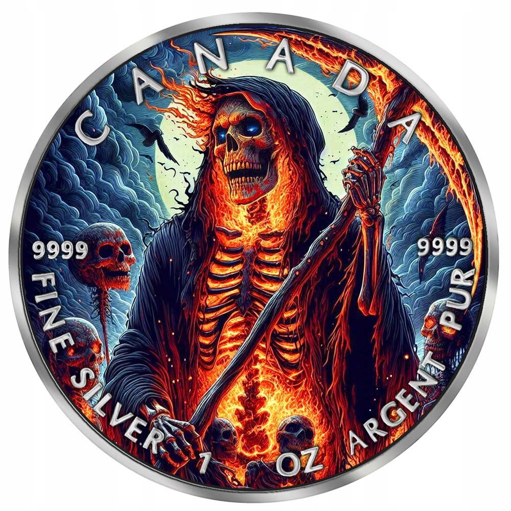 2024 Maple Leaf - Grim Reaper Armageddon VIII 1oz Ag999