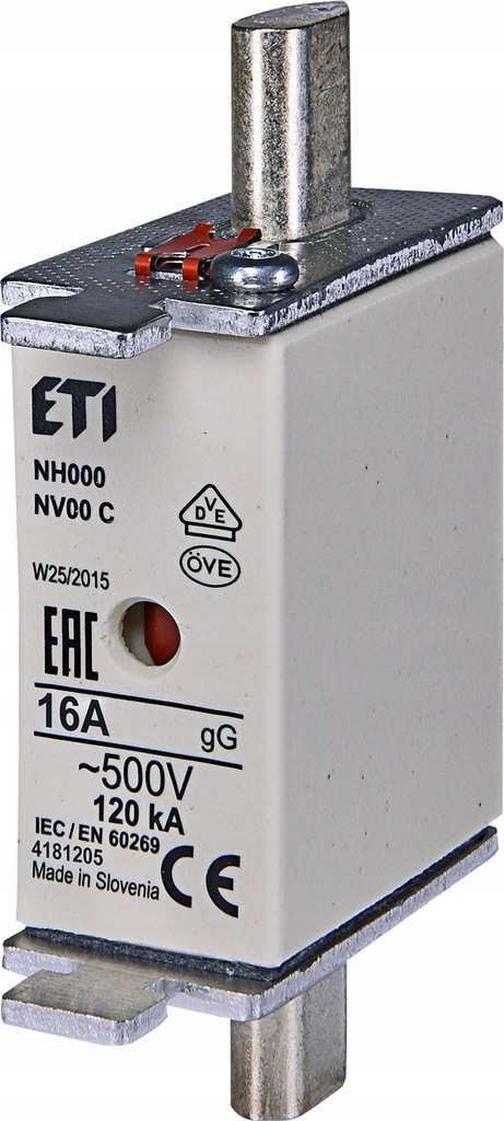 ETI Bezpiecznik mocy WT-00 C 16A gL/gG