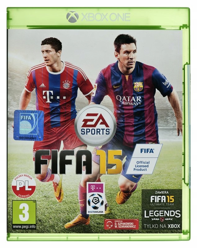 Fifa 15 Xbox One Polski Komentator Nowa Folia 9545710185 Oficjalne Archiwum Allegro