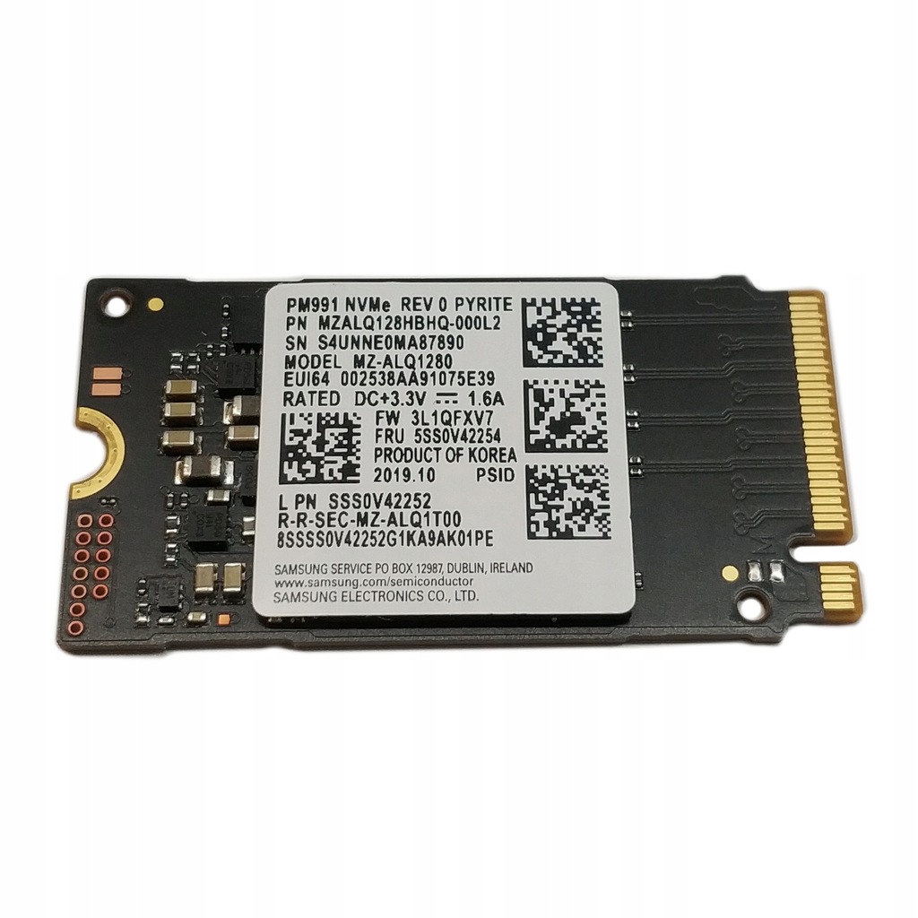 SSD Samsung PM991 128GB NVMe (PCIe) 2242 9394199955