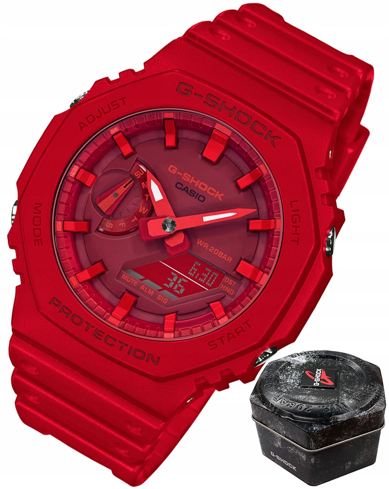 ZEGAREK MĘSKI CASIO GA-2100 G-SHOCK SPORTOWY BOX