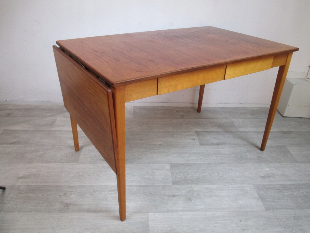 Biurko stół projektowy,lata 60 Szwecja design