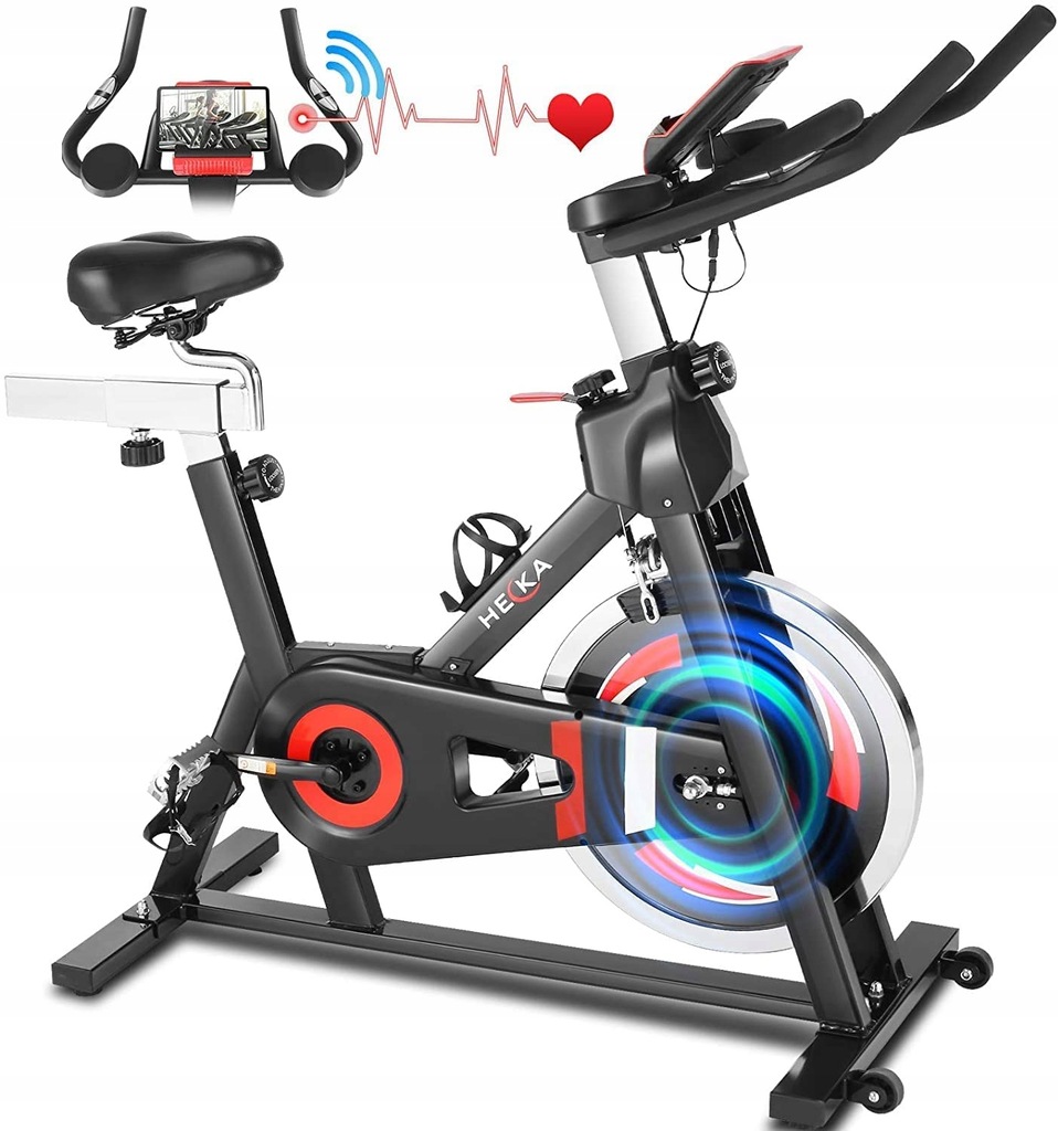 ROWER TRENINGOWY STACJONARNY ĆWICZENIA Z APP 125KG 13502117705