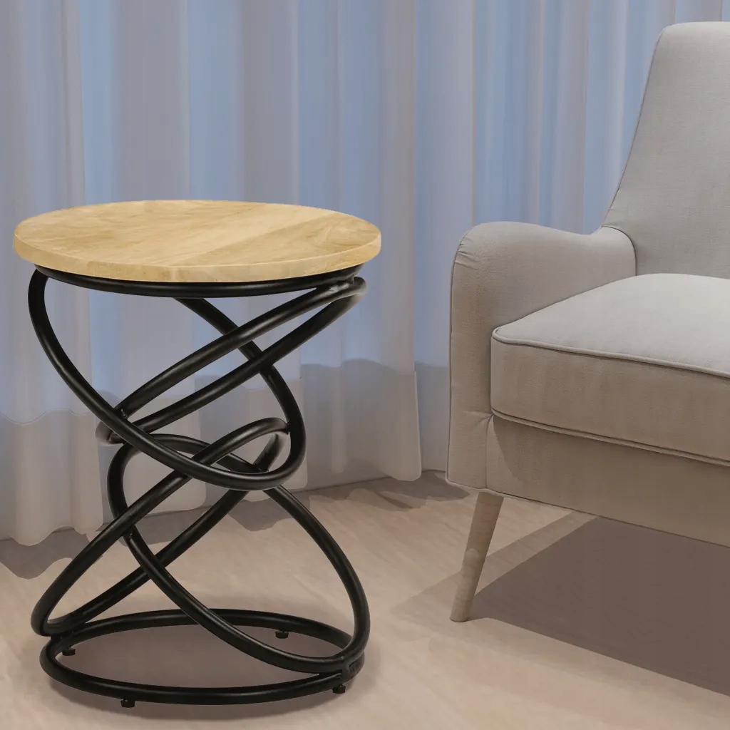 vidaXL Stolik z litego drewna mango, 40 x 50 cm