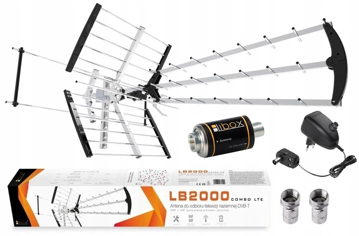 ANTENA DVB-T OPTICUM COMBO AX1000 WZMACNIACZ MUX8