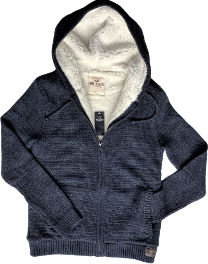 HOLLISTER sweter r. S - ocieplany