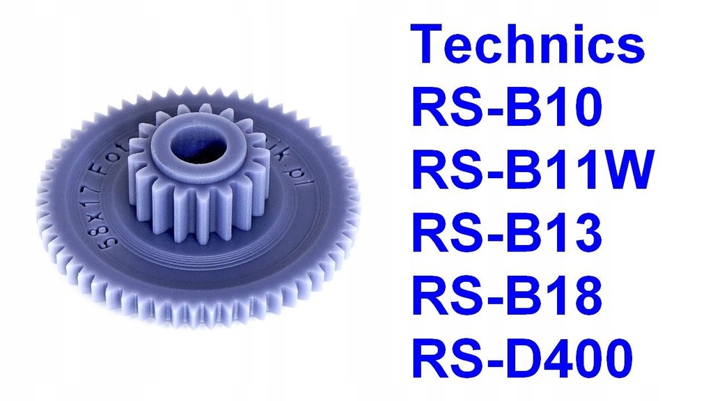 Zębatka TECHNICS RS-B10 RS-B11W RS-B13 RS-B18 RS-D400 RS-M263