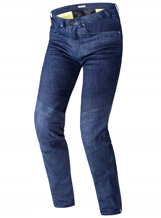 REBELHORN SPODNIE JEANSY MOTOCYKLOWE MĘSKIE RAGE SHORT DARK BLUE 36/32