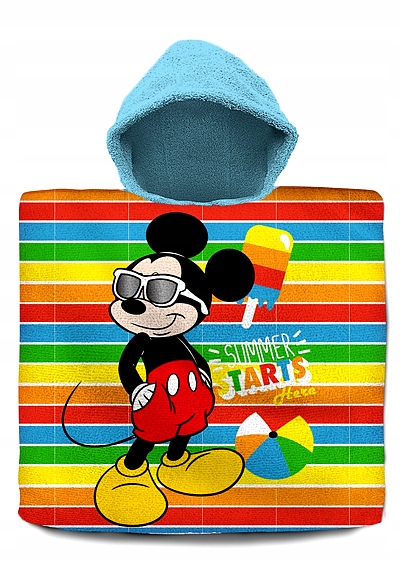 PONCHO KĄPIELOWE MICKEY 120X60 MK-236P