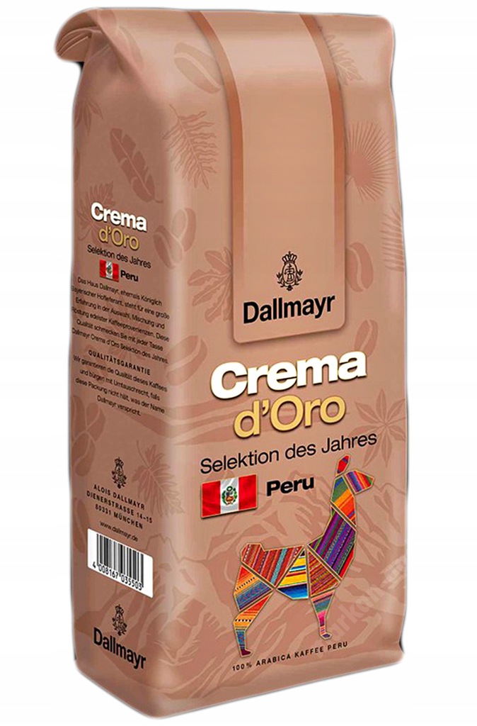 KAWA ZIARNISTA DALLMAYR CREMA D ORO PERU 1 kg