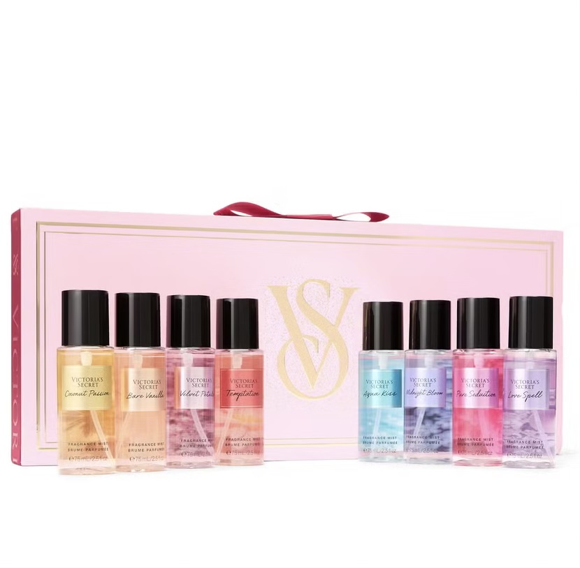 VICTORIA'S SECRET Zestaw prezentowy 8 mini mgiełek do ciała prezent