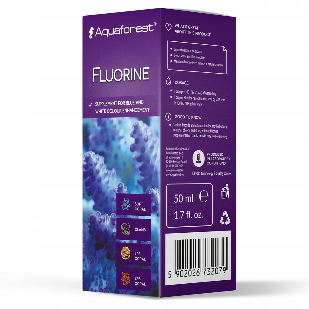 Aquaforest Fluorine 50ml JOD I FLUOR