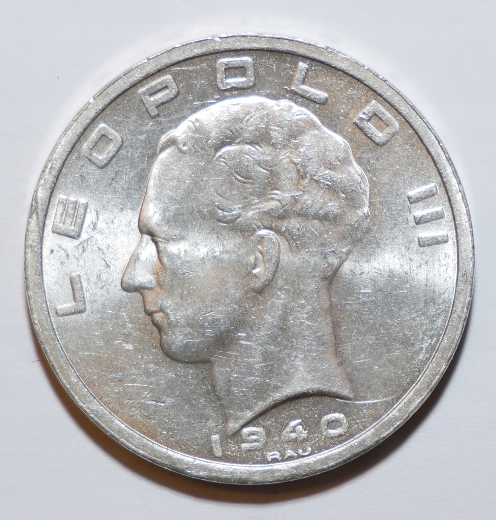Belgia 50 franków 1940 Leopold III