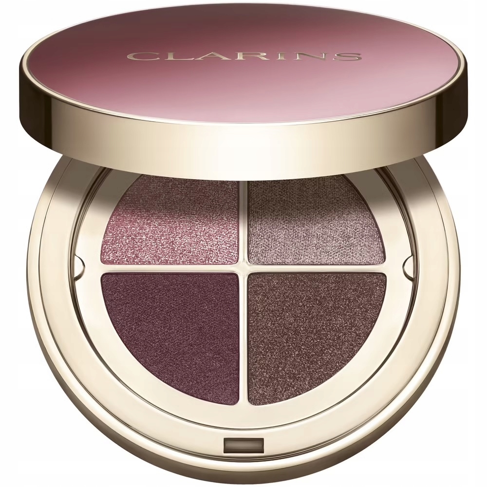 Clarins Ombre 4 Couleurs Eyeshadow Palette paleta cieni do powiek 02 Ros P1