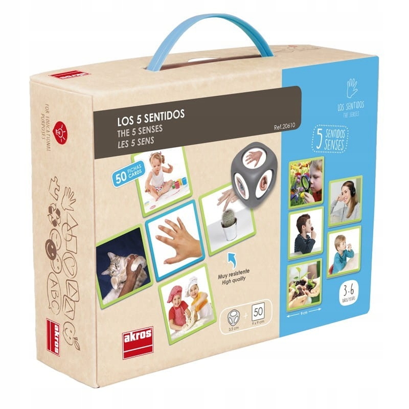 5 zmysłów - układanka edukacyjna pomoc dydaktyczna gra