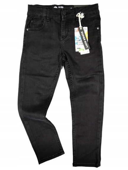Spodnie jeans CUBUS 116 SLIM stretch WYGODNE czarn