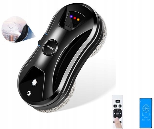 ROBOT DO MYCIA OKIEN SZYB GLAZURY LUSTER PODŁÓG ZE SPRYSKIWACZEM