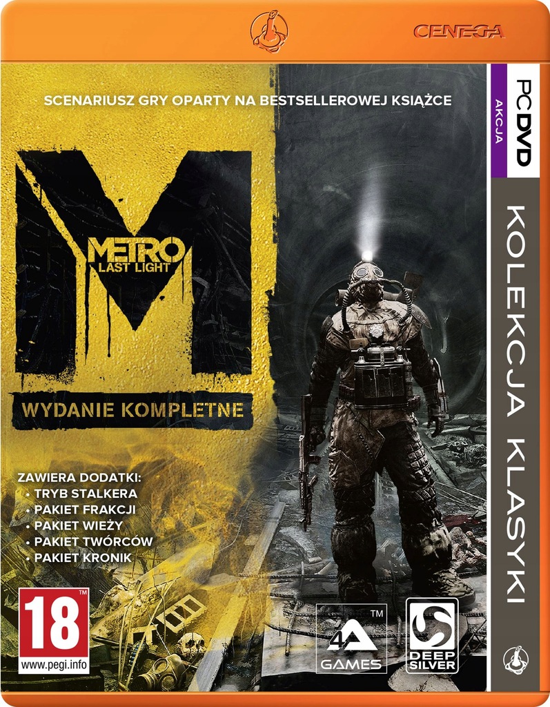 Metro Last Light Wyd. Kompletne BOX PC PL NOWA PKK