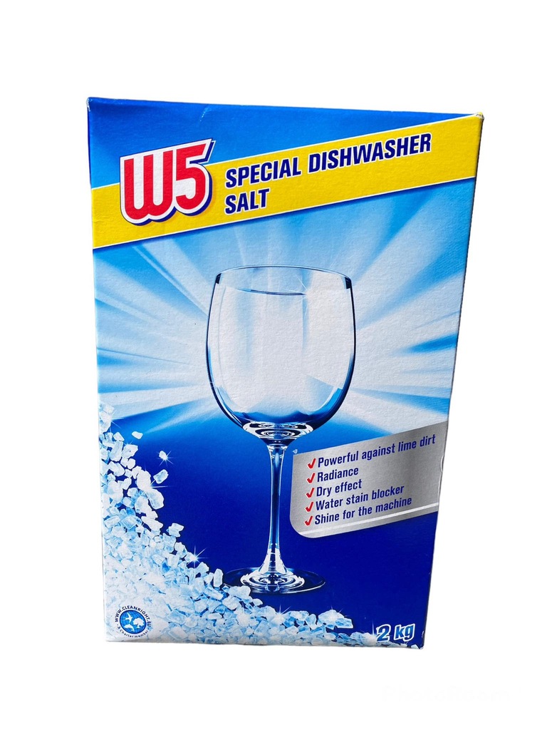Sól do zmywarki gruboziarnista W5 2 kg