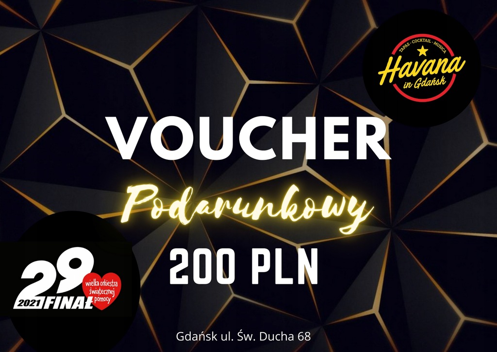 Voucher do restauracji Havana in Gdańsk - 29. WOŚP