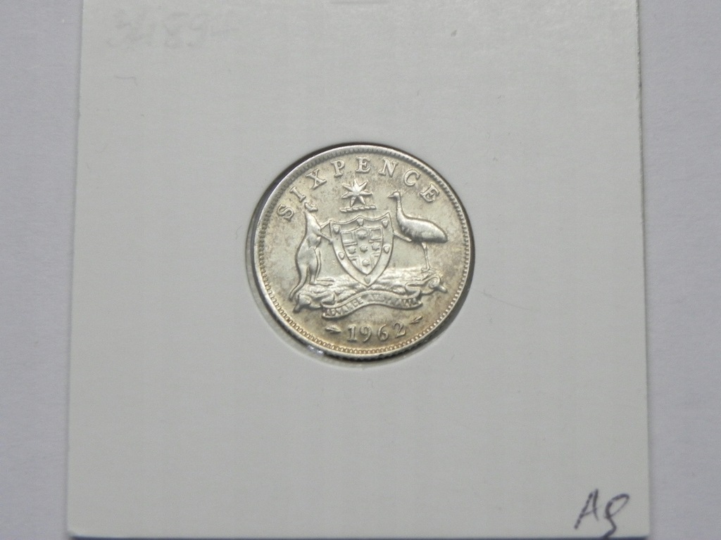 34897/ 6 PENCE 1962 AUSTRALIA Ag