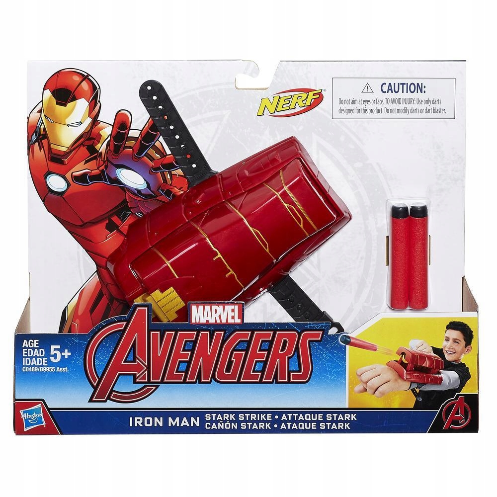 NERF MARVEL AVENGERS IRON MAN WYRZUTNIA STARKA