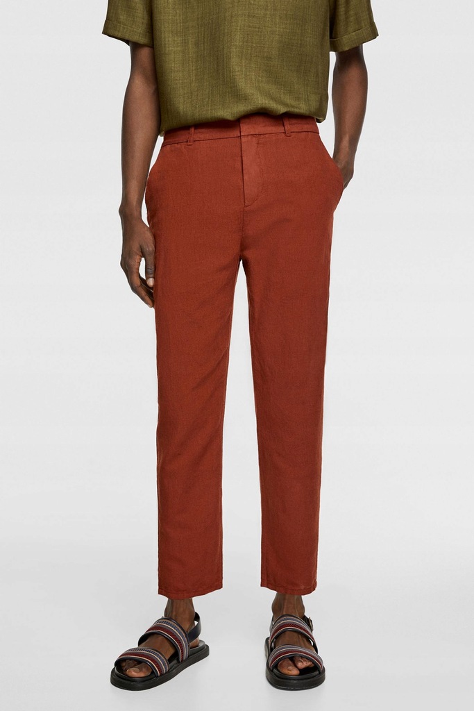 06V099 ZARA MAN__MG9 SPODNIE CHINOS__W29