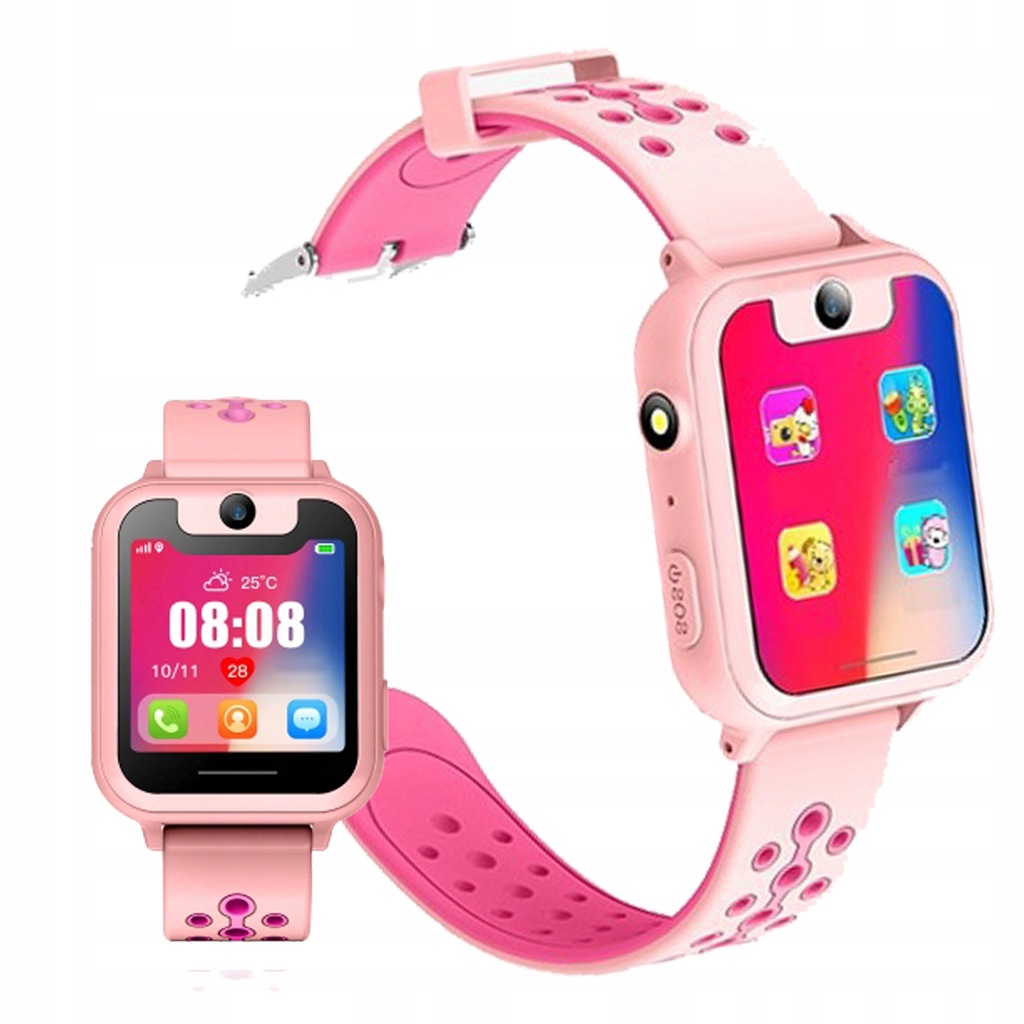 SMARTWATCH dla DZIECI DZIECKA ZEGAREK SMART WATCH 12676676504