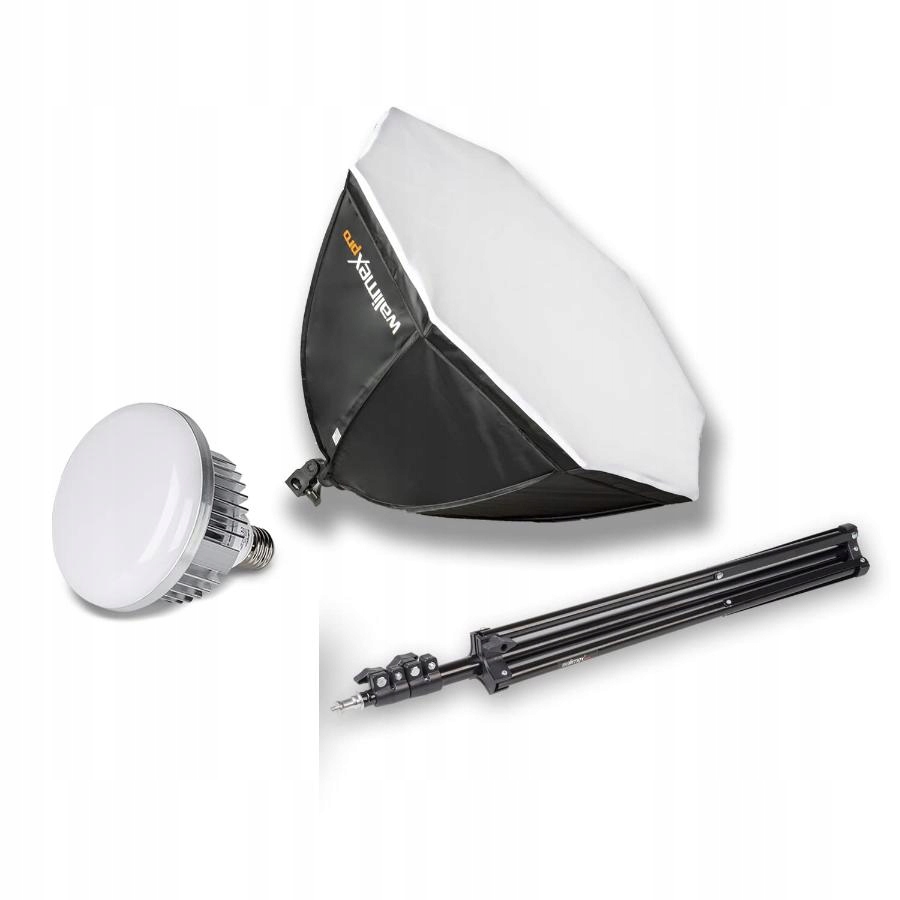 WALIMEX PRO SOFTBOX OCTAGON Ø65CM 60W BI COLOR