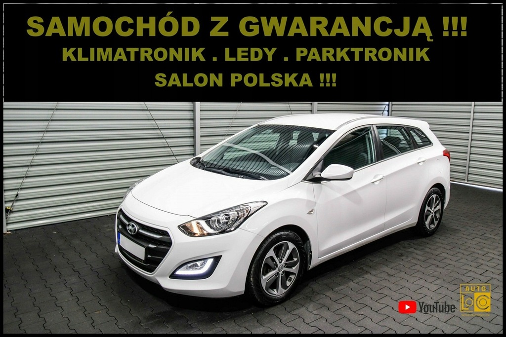 Hyundai i30 Salon POLSKA + 1,6i + Klimatronik +