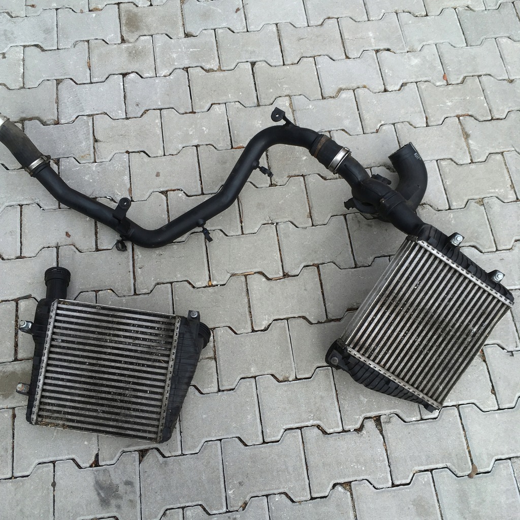 LEWY Intercooler AUDI Q7 4L LIFT 3.0 TDI TOUAREG